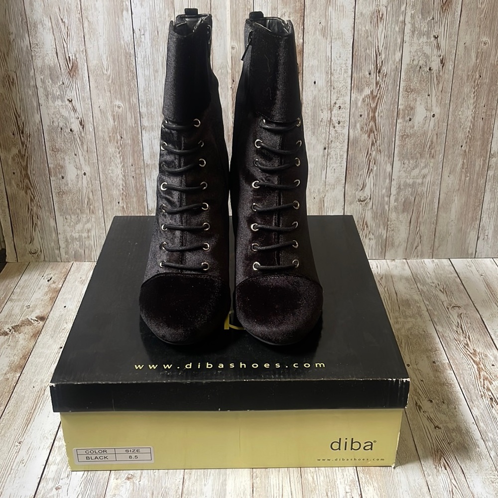 High heel booties